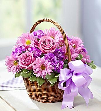 Basket of Blooms™ for Mom Flower Bouquet