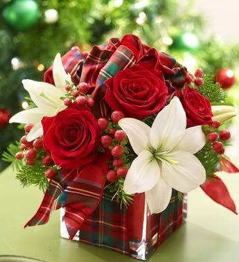 All Wrapped Up™ for the Holidays Flower Bouquet