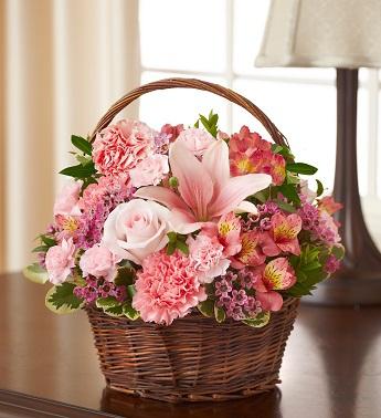 Peace, Prayers & Blessings - All Pink Flower Bouquet