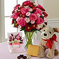 The Precious Heart™ Bouquet by FTD® - VASE INCLUDED Flower Bouquet