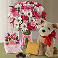 The Sweet Surprises® Bouquet by FTD® - VASE INCLUDED Flower Bouquet