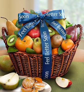 Premier Fruit Get Well Gift Basket 