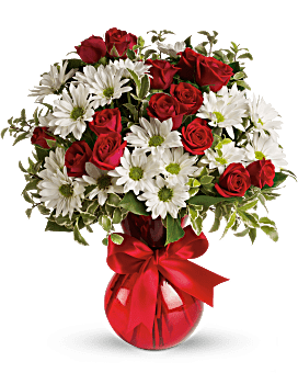 Red White And You Bouquet Flower Bouquet