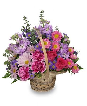 sweetly spring   Basket  Flower  Arrangement