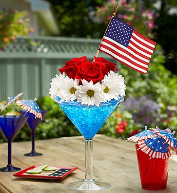 Cheers to the Red, White and Blue