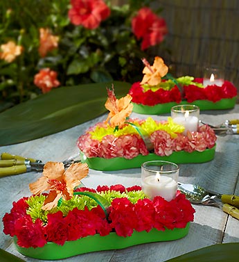 Fresh Flower Flip Flop™ Centerpiece