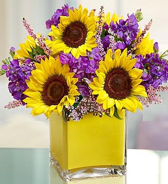 Modern Enchantment - Small Sunflower Bouquet