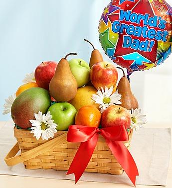 All Fruit Basket for Dad Flower Bouquet