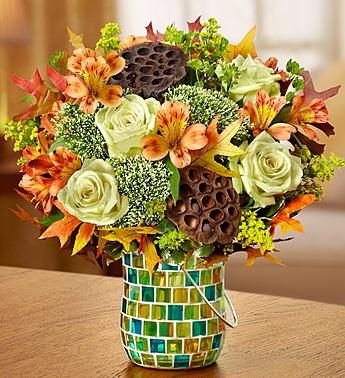 Amber Waver Flower Bouquet