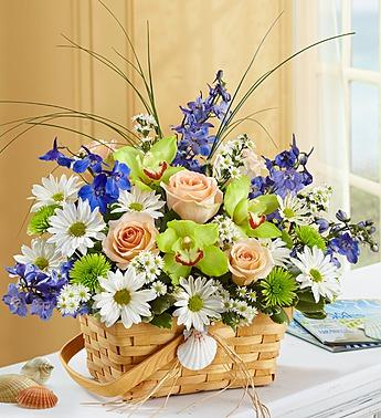 Beautiful Basket Flower Bouquet