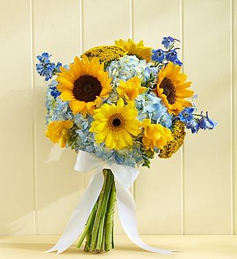 Country Wedding Sunflower Mixed Bouquet Flower Bouquet