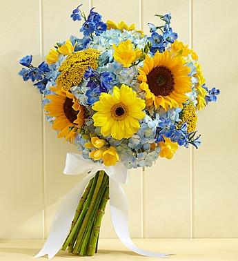Country Wedding Sunflower Mixed Bouquet Flower Bouquet