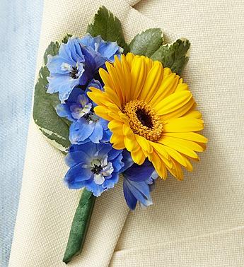 Country Wedding Boutonniere Flower Bouquet