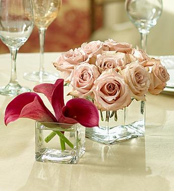 Vineyard Wedding Centerpiece Package Flower Bouquet