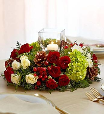 Very Merry Modern Centerpiece™ Flower Bouquet