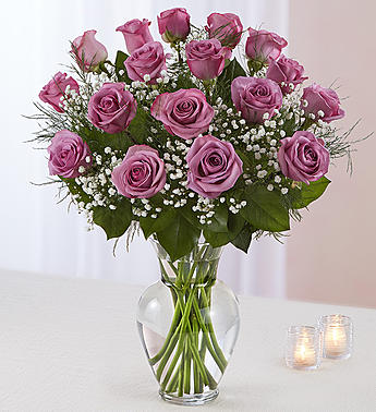 Rose Elegance™ Premium Long Stem Purple Roses