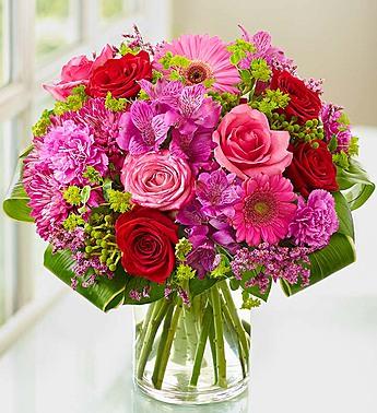 Modern Love - Pink, Red, & Purple Bouquet