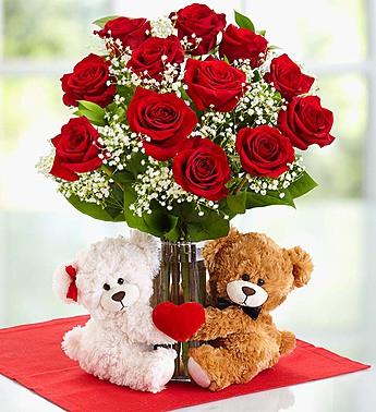 Abundant Love™ Long Stem Roses Flower Bouquet