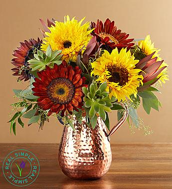 Sunflower Succulent Bouquet by Real Simple® Flower Bouquet