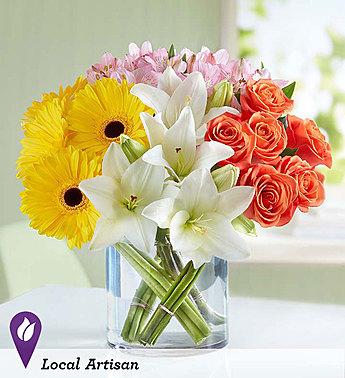 Modern Spring Mix™ Flower Bouquet