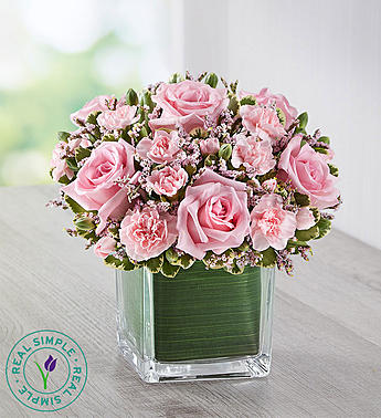 Pink Rose Fancy by Real Simple® Flower Bouquet