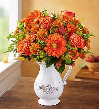 Country Harvest Pitcher™ Flower Bouquet