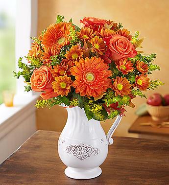 Country Harvest Pitcher™ Flower Bouquet