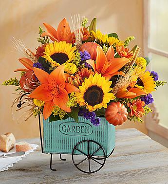 Harvest Garden Cart™ Flower Bouquet