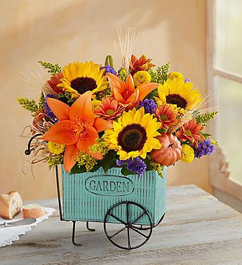 Harvest Garden Cart™ Flower Bouquet