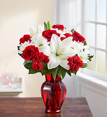 Red & White Delight™ Flower Bouquet