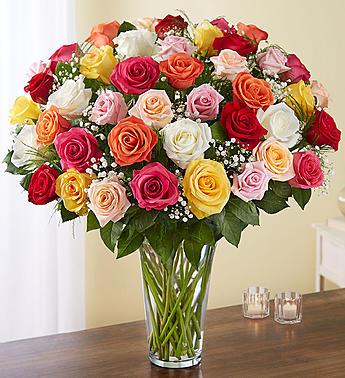 Ultimate Elegance™ Long Stem Assorted Roses