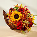The FTD® Fall Harvest™ Cornucopia by Better Homes and Gardens®