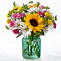 The FTD® Sunlit Meadows™ Bouquet-VASE INCLUDED Flower Bouquet