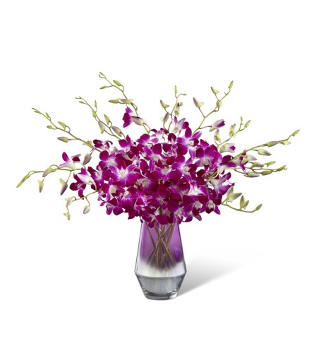 The FTD® Pink at Heart™ Orchid Bouquet-VASE INCLUDED Flower Bouquet