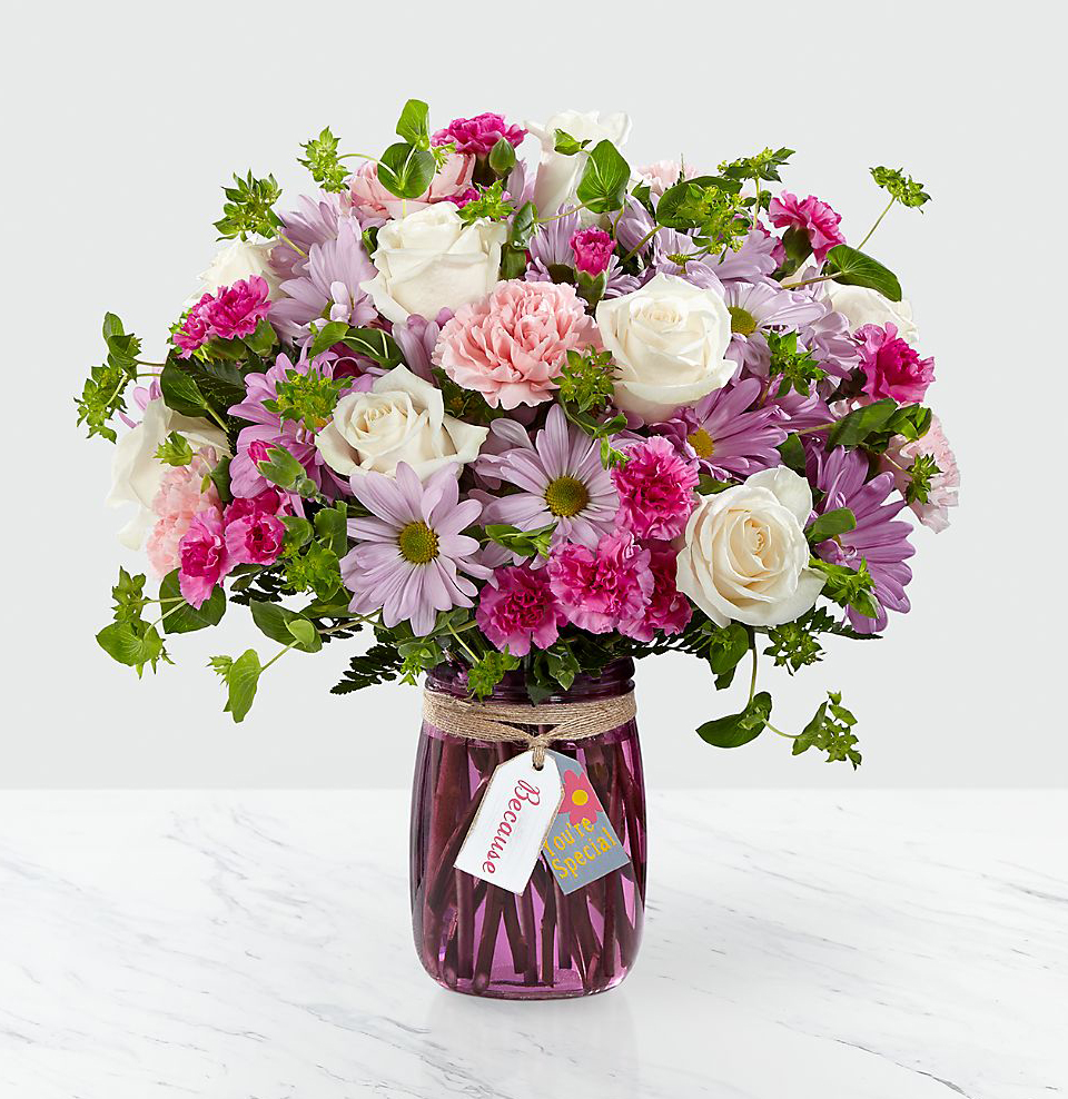 The FTD® Because You're Special™ Bouquet-VASE INCLUDED Flower Bouquet