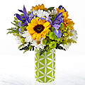 The FTD® Sunflower Sweetness™ Bouquet-VASE INCLUDED
