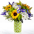 The FTD® Sunflower Sweetness™ Bouquet-VASE INCLUDED Flower Bouquet