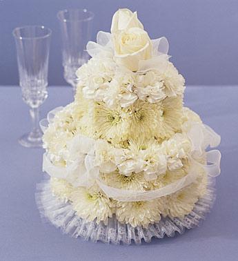 Flower Cake for Wedding