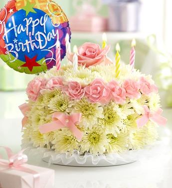 Birthday Flower Cake Pastel Flower Bouquet