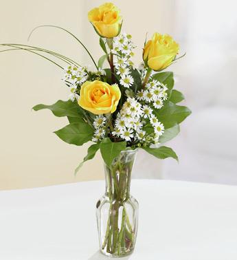 Rose Elegance - Premium Long Stemmed Yellow Roses Flower Bouquet