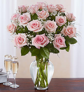 Rose Elegance Premium Long Stem 
Pink Roses
