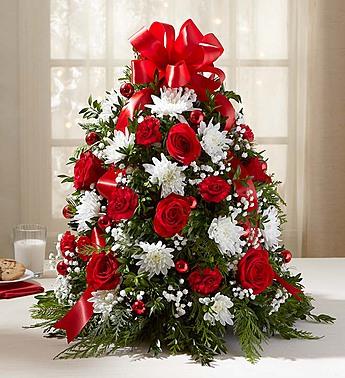 Holiday Flower Tree Flower Bouquet