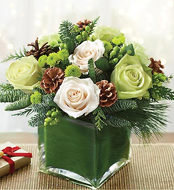 Dazzling Winter Wonderland Flower Arrangement