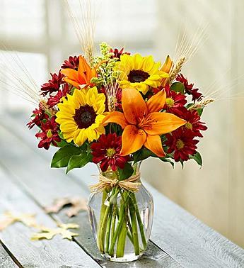 Fields of Europe for Fall Flower Bouquet