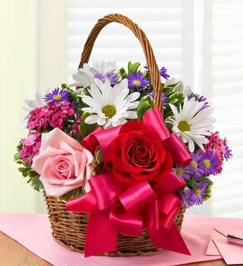 Basket of Love Flower Bouquet