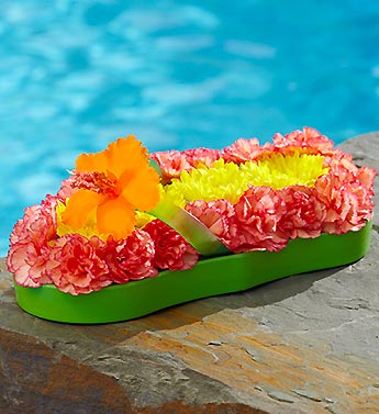 Fresh Flower Flip Flop