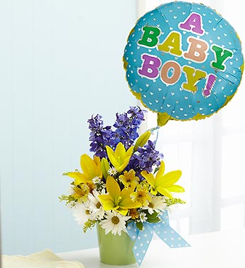 Little Baby Blue Bouquet Flower Bouquet