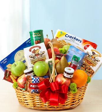 Deluxe Fruit & Gourmet Basket