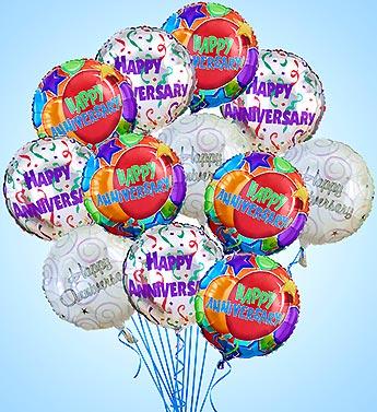 Air-Rangement® - Anniversary Mylar Balloons