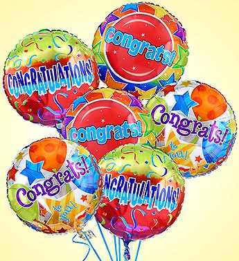 Air-Rangement - Congratulations Mylar Balloons